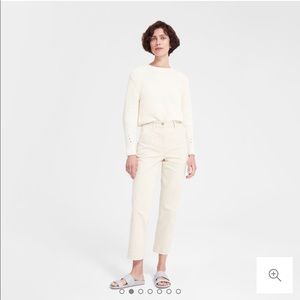 Everlane high rise straight leg crop pants